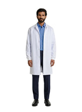 Butcher Coat with Knit Cuff - No Pockets