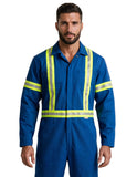 Flame Resistant Nomex Coverall - Hi-Vis Tapes