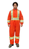 100% Cotton Coveralls - 4" Hi-Vis Tapes