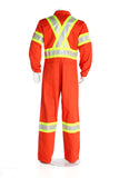 100% Cotton Coveralls - 4" Hi-Vis Tapes