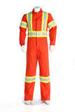 100% Cotton Coveralls - 4" Hi-Vis Tapes