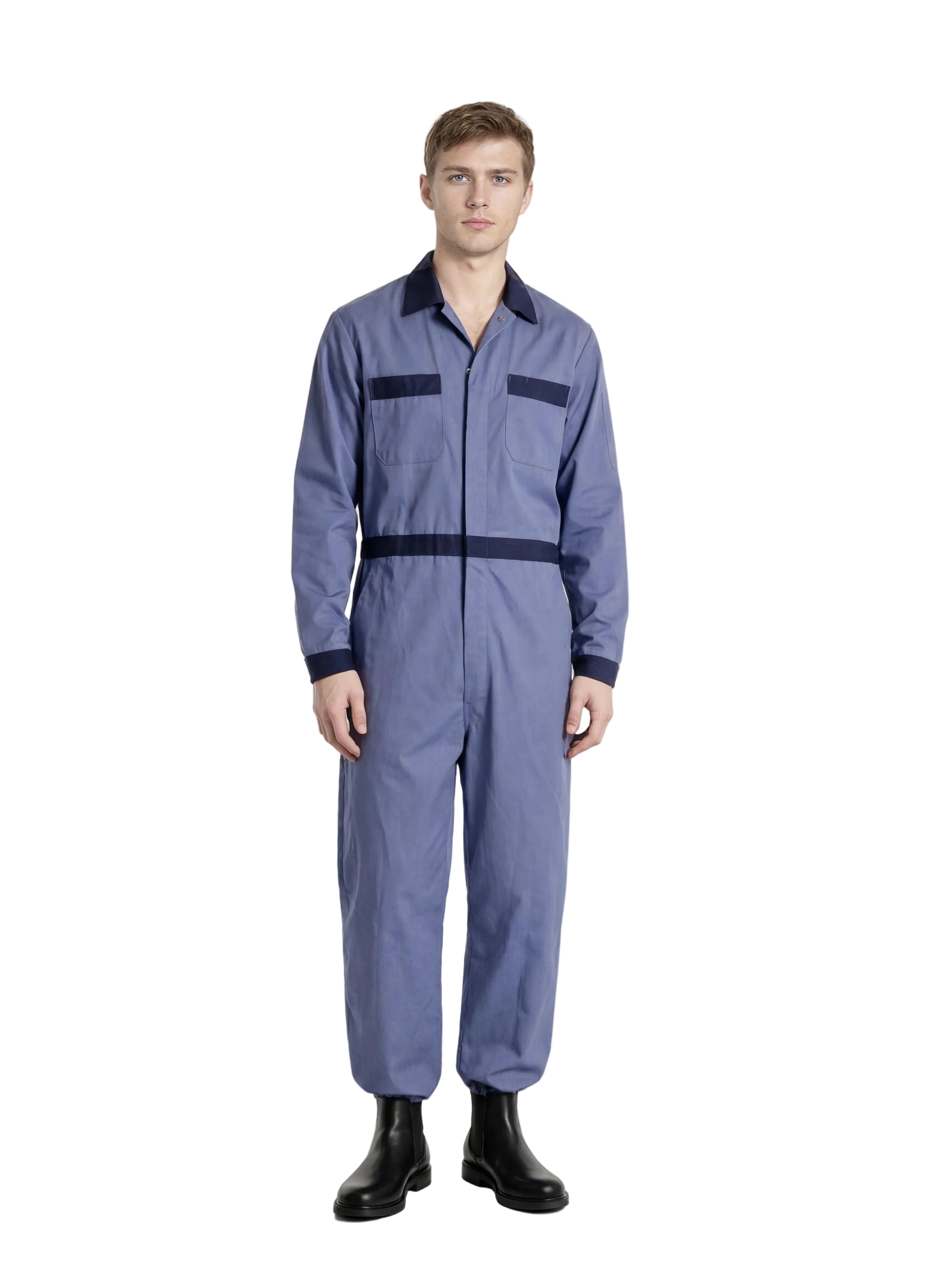 100% Cotton Coverall - Postman Trim