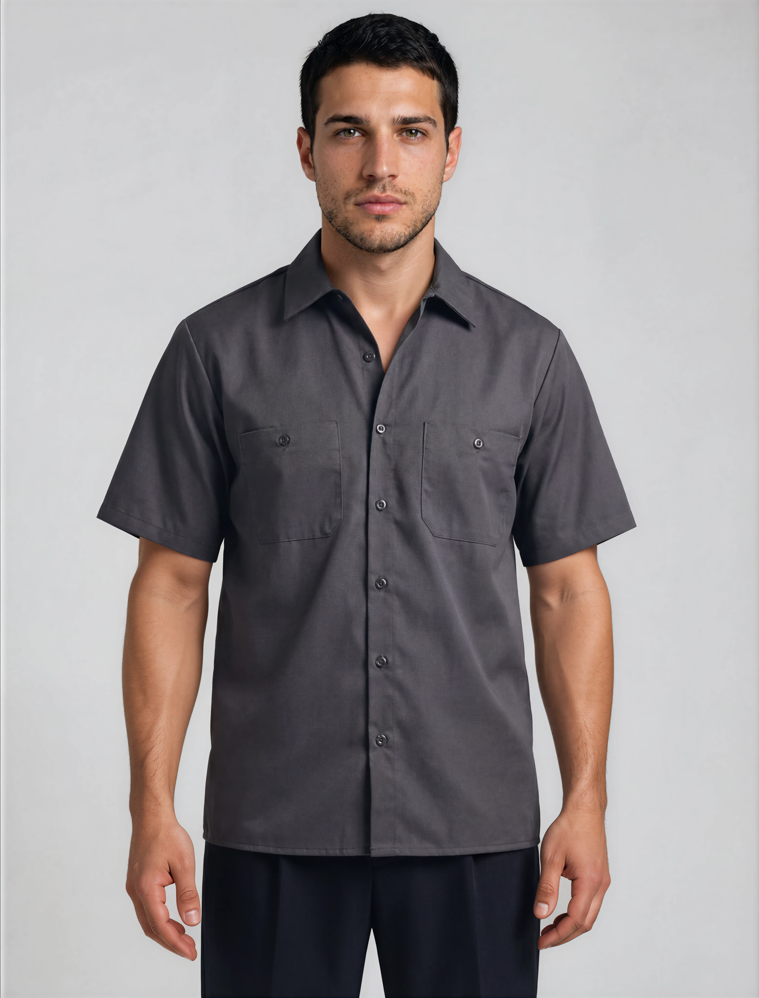 Industrial Work Shirts - Short Sleeve