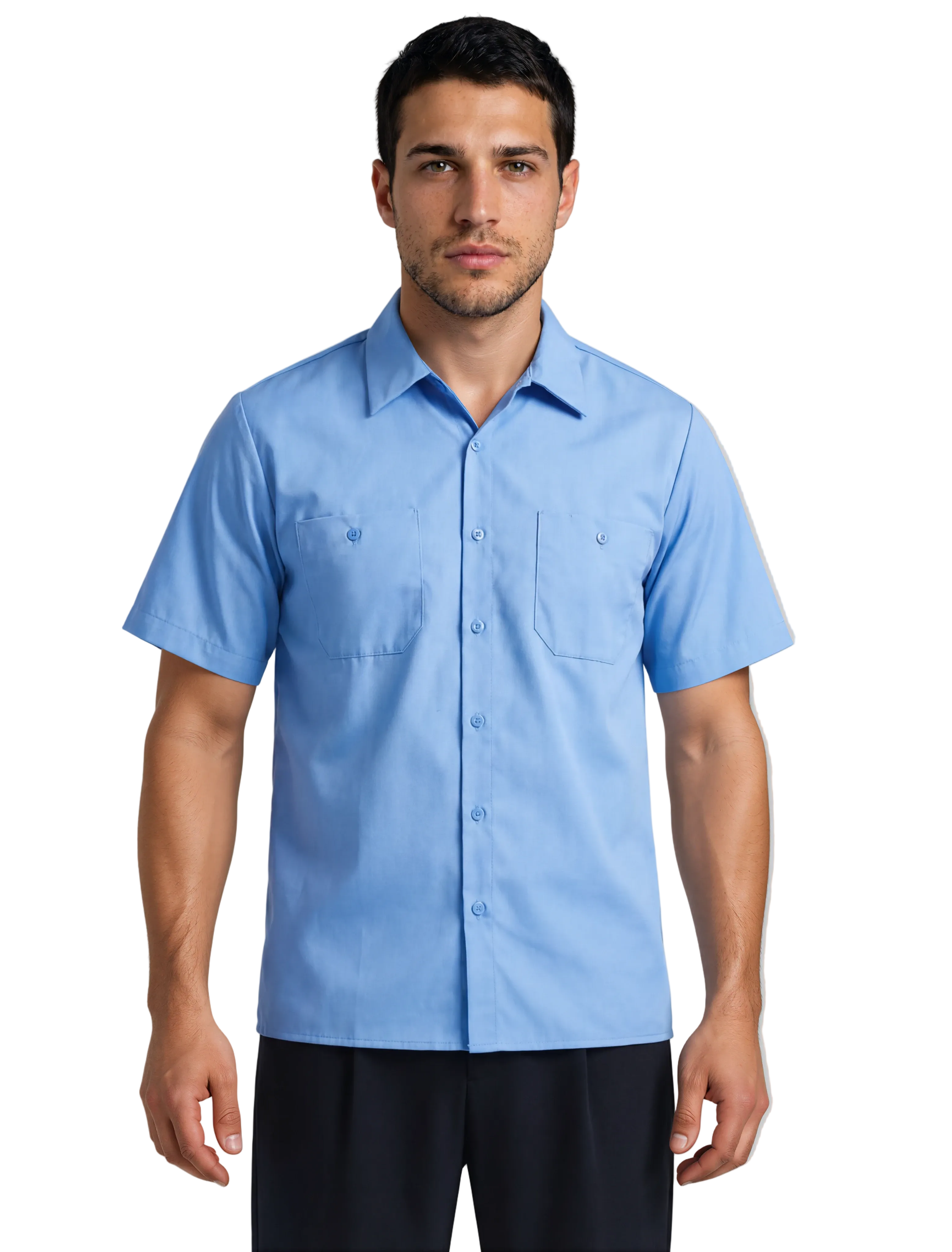 Industrial Work Shirts - Short Sleeve