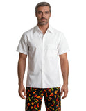 Poly-Cotton Cook Shirt - Short Sleeve
