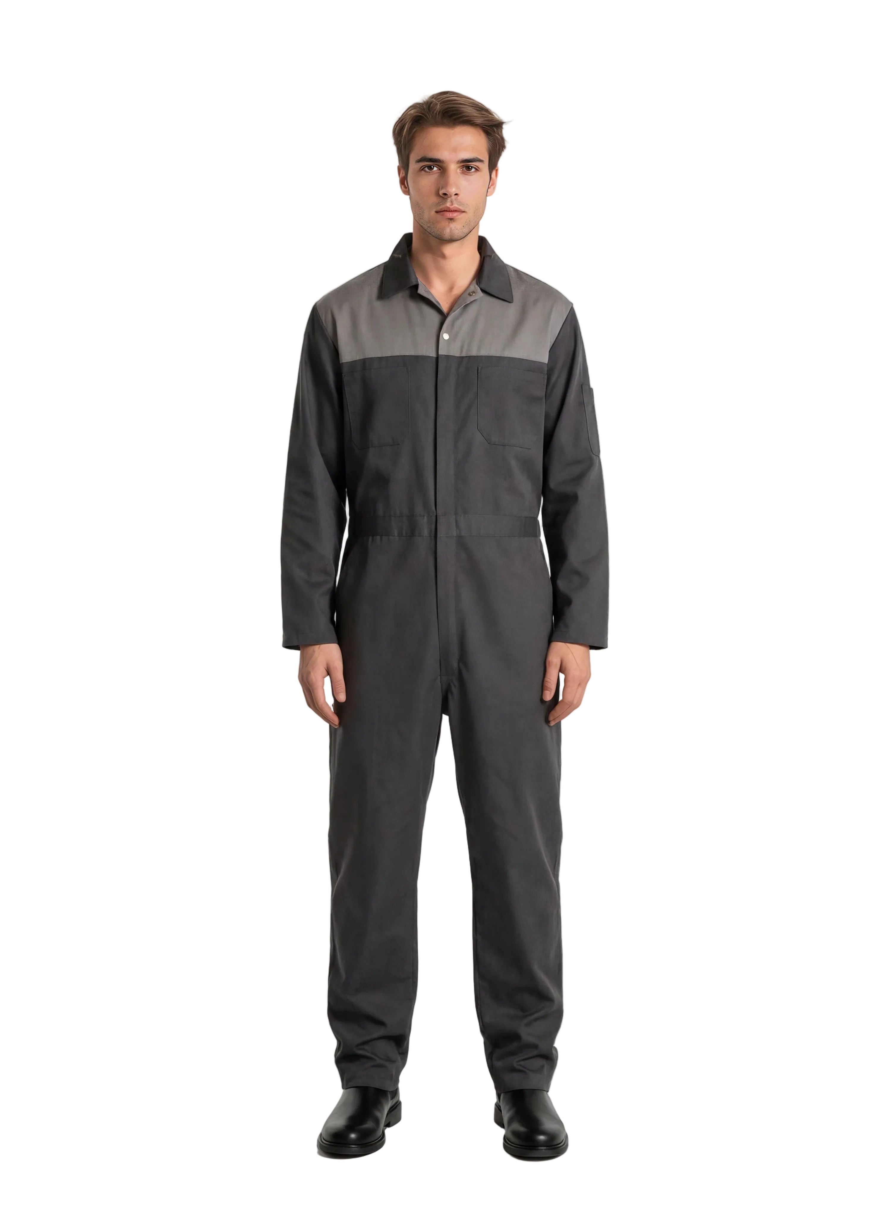 Poly-Cotton Two-Tone Coverall