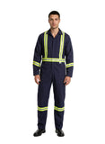Flame Resistant 9oz. Coverall - Hi-Vis Tapes