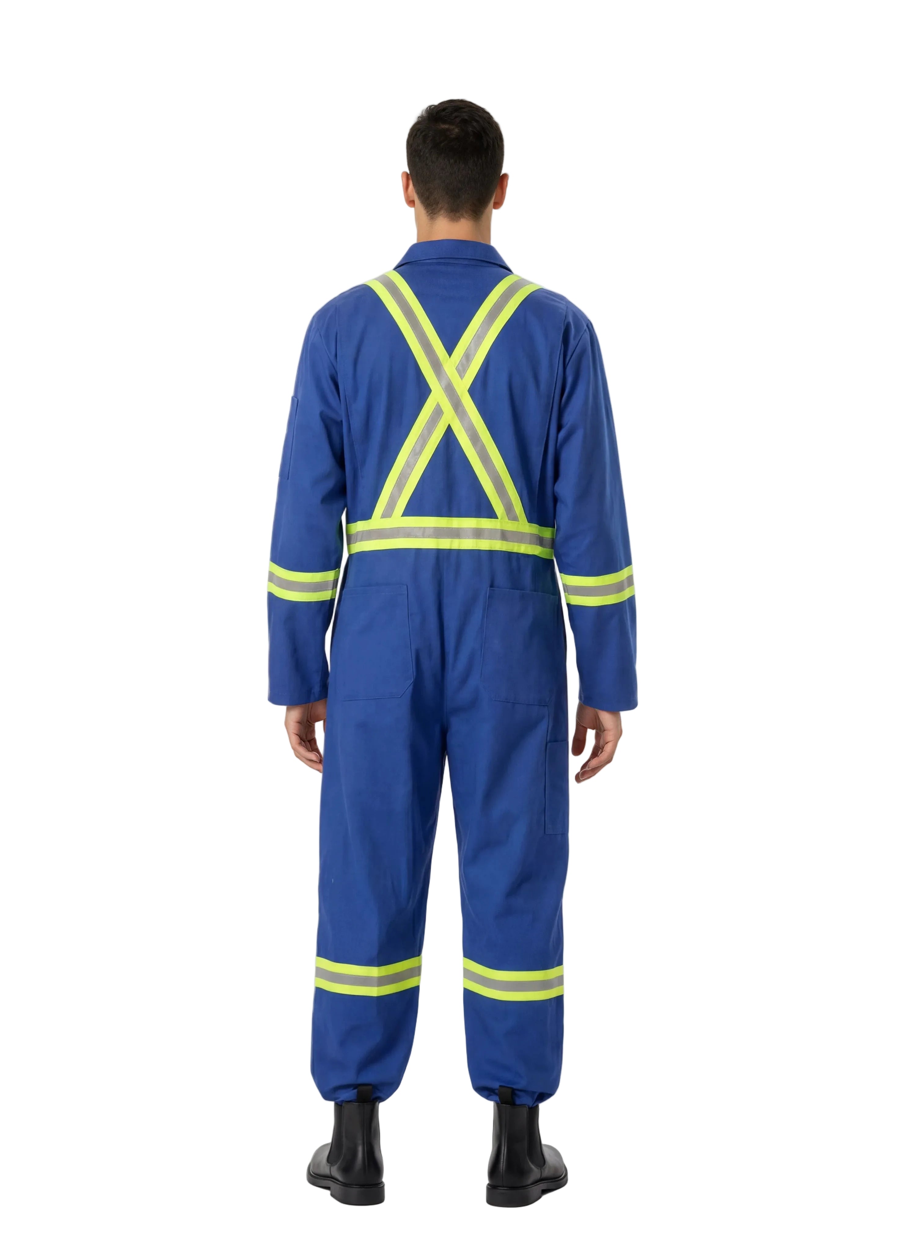 Flame Resistant 9oz. Coverall - Hi-Vis Tapes