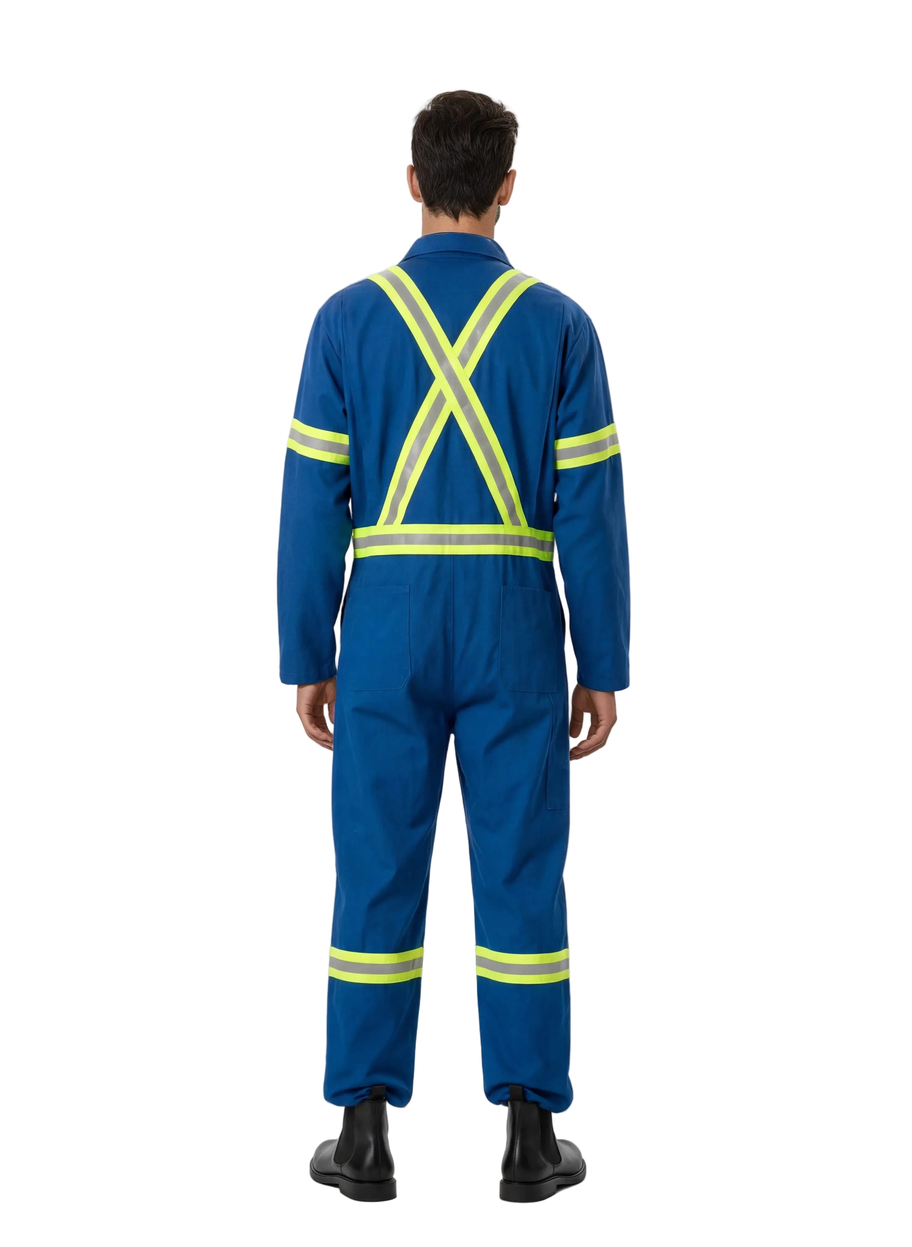 Flame Resistant Nomex Coverall - Hi-Vis Tapes