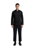 100% Polyester Chef Coat - Long Sleeve Hidden Button